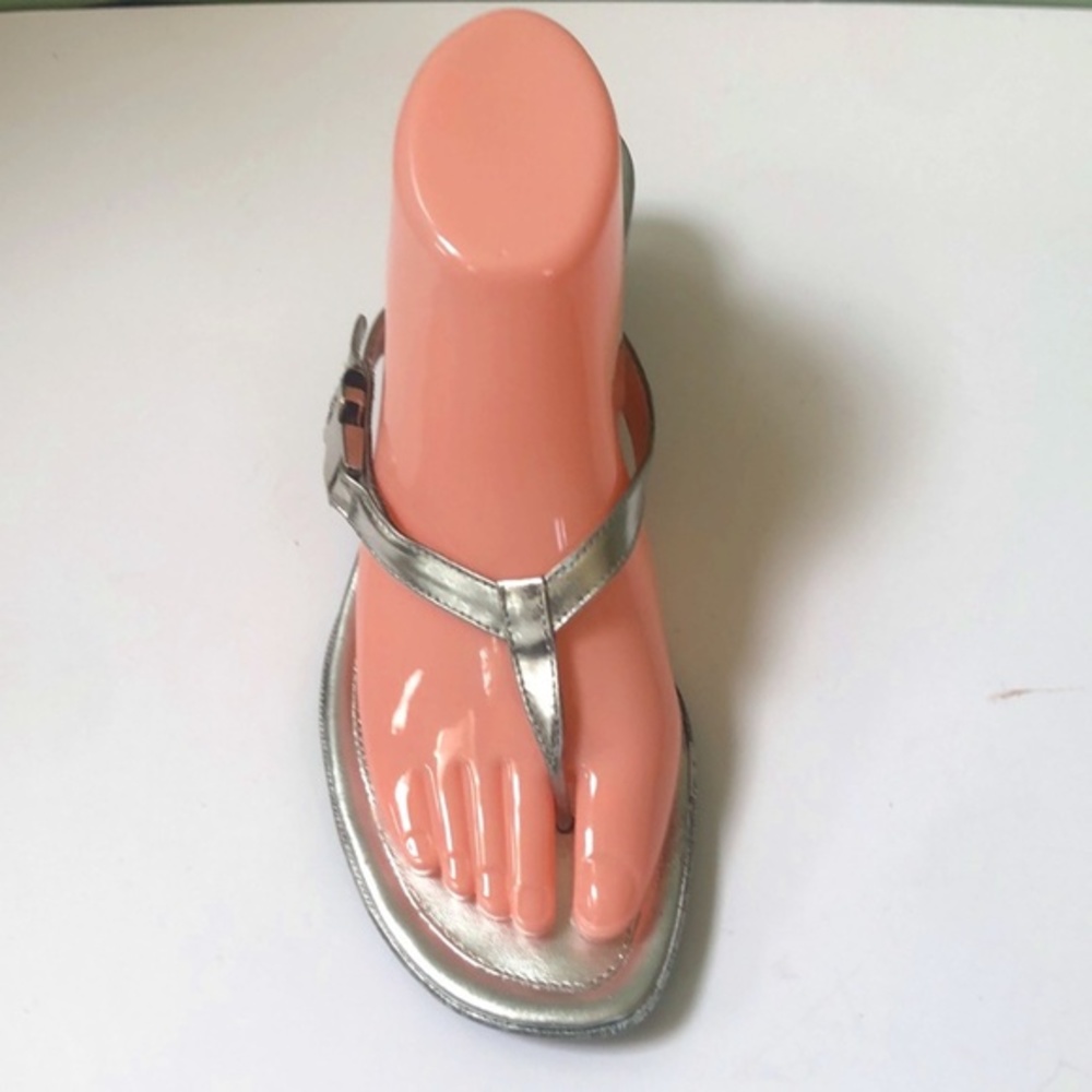 Prada Silver Sandals s/COA